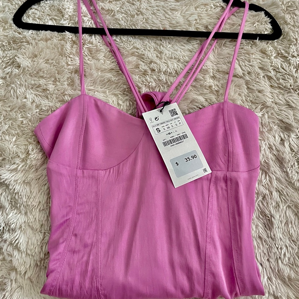 Zara pink Bodysuit